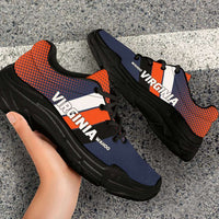 Load image into Gallery viewer, Designs by MyUtopia Shout Out:Virginia Wahoo Chunky Sneakers
