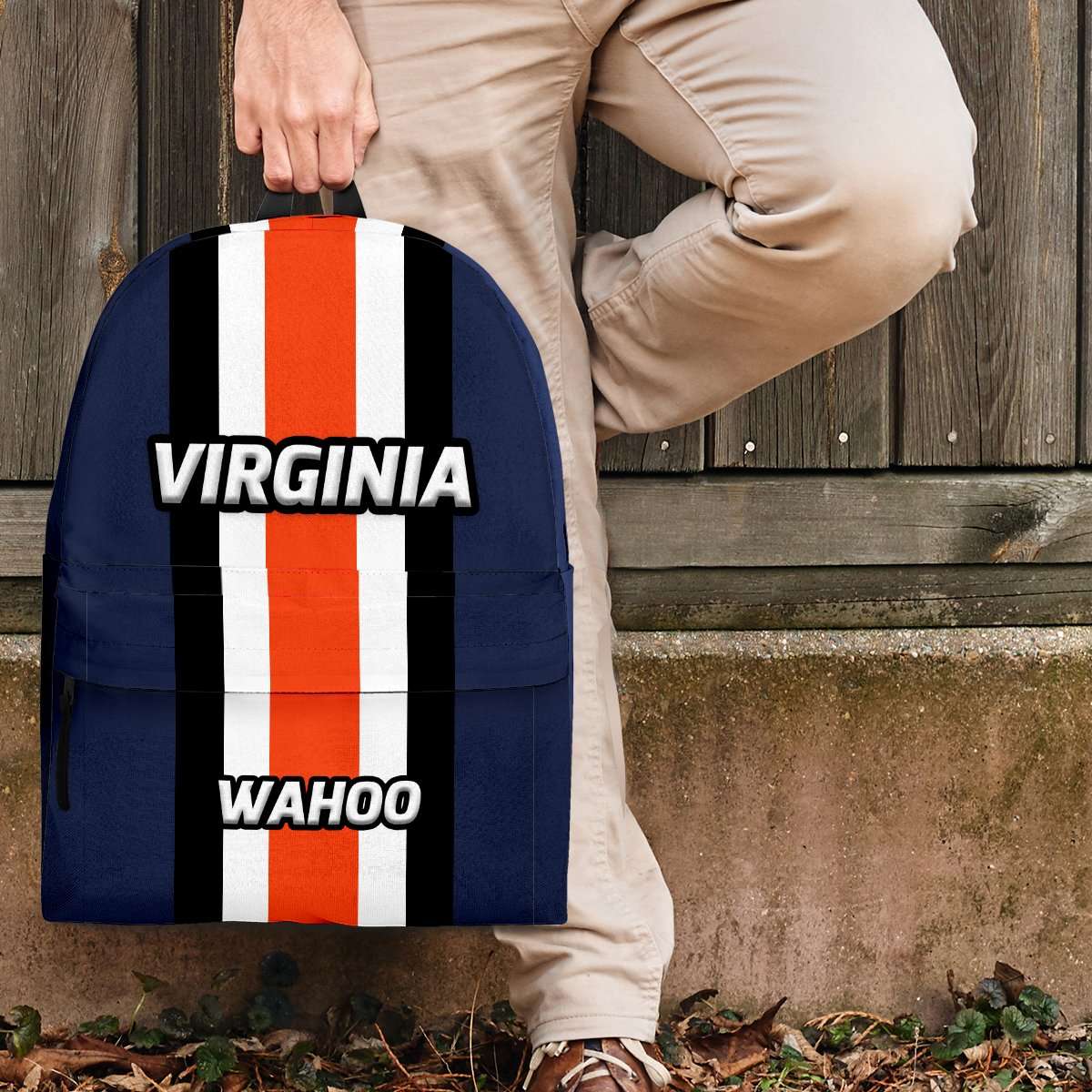Designs by MyUtopia Shout Out:Wahoo Virginia Cavaliers Basketball Fans Backpack
