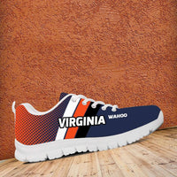 Load image into Gallery viewer, Designs by MyUtopia Shout Out:Wahoo Virginia Cavaliers Basketball Fans Running Shoes
