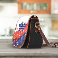Load image into Gallery viewer, Designs by MyUtopia Shout Out:Washington Veteran Canvas Saddlebag Style Crossbody Purse
