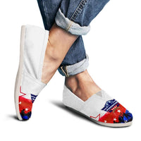 Load image into Gallery viewer, Designs by MyUtopia Shout Out:Washington Veteran Casual Canvas Slip on Shoes Women&#39;s Flats,Ladies US6 (EU36) / Multi,Slip on Flats
