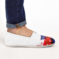 Load image into Gallery viewer, Designs by MyUtopia Shout Out:Washington Veteran Casual Canvas Slip on Shoes Women&#39;s Flats
