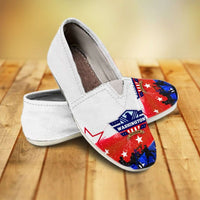 Load image into Gallery viewer, Designs by MyUtopia Shout Out:Washington Veteran Casual Canvas Slip on Shoes Women&#39;s Flats
