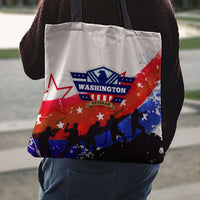 Load image into Gallery viewer, Designs by MyUtopia Shout Out:Washington Veteran Fabric Totebag Reusable Shopping Tote

