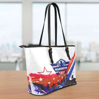 Load image into Gallery viewer, Designs by MyUtopia Shout Out:Washington Veteran Faux Leather Totebag Purse
