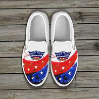 Load image into Gallery viewer, Designs by MyUtopia Shout Out:Washington Veteran Slip-on Shoes
