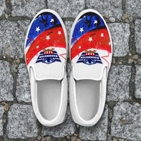 Load image into Gallery viewer, Designs by MyUtopia Shout Out:Washington Veteran Slip-on Shoes
