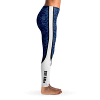 Load image into Gallery viewer, Designs by MyUtopia Shout Out:We Are Penn State Fan Fashion Leggings Ladies Tights,XS / Blue,Leggings - AOP

