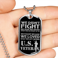 Load image into Gallery viewer, Designs by MyUtopia Shout Out:We Loved What We Left Behind Personalized Engravable Dog Tag

