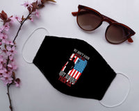 Load image into Gallery viewer, Designs by MyUtopia Shout Out:We Owe Them All Armed Forces US Flag Adult Fabric Face Mask with Elastic Ear Loops
