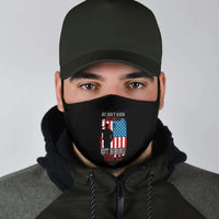 Load image into Gallery viewer, Designs by MyUtopia Shout Out:We Owe Them All Armed Forces US Flag Adult Fabric Face Mask with Elastic Ear Loops
