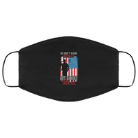 Load image into Gallery viewer, Designs by MyUtopia Shout Out:We Owe Them All Armed Forces US Flag Adult Fabric Face Mask with Elastic Ear Loops,3 Layer Fabric Face Mask / Black / Adult,Fabric Face Mask
