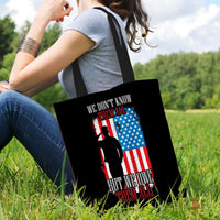 Load image into Gallery viewer, Designs by MyUtopia Shout Out:We Owe Them All Fabric Totebag Reusable Shopping Tote
