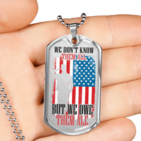 Load image into Gallery viewer, Designs by MyUtopia Shout Out:We Owe Them All Personalized Engravable Keepsake Dog Tag
