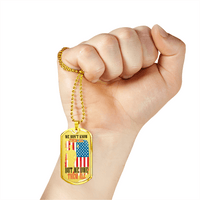 Load image into Gallery viewer, Designs by MyUtopia Shout Out:We Owe Them All Personalized Engravable Keepsake Dog Tag
