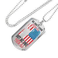 Load image into Gallery viewer, Designs by MyUtopia Shout Out:We Owe Them All Personalized Engravable Keepsake Dog Tag

