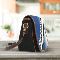 Load image into Gallery viewer, Designs by MyUtopia Shout Out:#WeAre Penn State Fan Canvas Saddlebag Style Crossbody Purse
