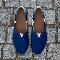 Load image into Gallery viewer, Designs by MyUtopia Shout Out:#WeAre Penn State Fan Casual Canvas Slip on Shoes Women&#39;s Flats
