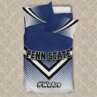 Load image into Gallery viewer, Designs by MyUtopia Shout Out:#WeAre Penn State Fan Duvet Cover and Pillowcases,Twin (68 X 68 inches) / Blue/White/Black,Bedding Set
