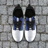 Load image into Gallery viewer, Designs by MyUtopia Shout Out:#WeAre Penn State Fan Faux Leather 7 Eye Lace-up Boots
