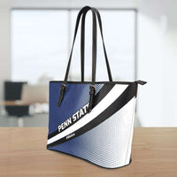 Load image into Gallery viewer, Designs by MyUtopia Shout Out:#WeAre Penn State Fan Faux Leather Totebag Purse
