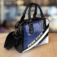 Load image into Gallery viewer, Designs by MyUtopia Shout Out:#WeAre Penn State Faux Leather Handbag with Shoulder Strap
