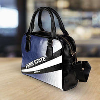 Load image into Gallery viewer, Designs by MyUtopia Shout Out:#WeAre Penn State Faux Leather Handbag with Shoulder Strap
