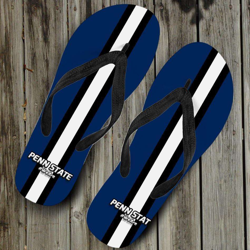 Designs by MyUtopia Shout Out:#WeAre Penn State Flip Flops