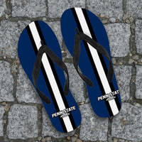 Load image into Gallery viewer, Designs by MyUtopia Shout Out:#WeAre Penn State Flip Flops
