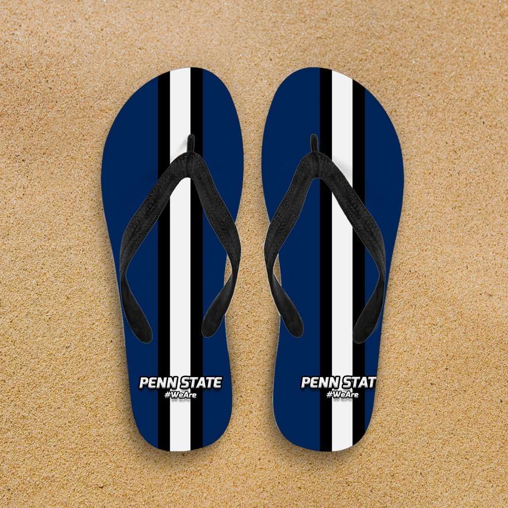 WeAre Penn State Flip Flops Designs by MyUtopia Shout Out