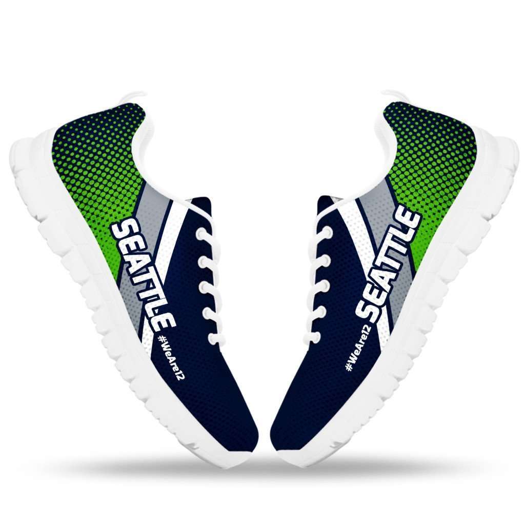 Designs by MyUtopia Shout Out:#WeAre12 Seattle Fan Running Shoes