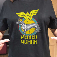 Load image into Gallery viewer, Designs by MyUtopia Shout Out:Weiner Woman Adult Unisex T-Shirt
