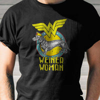 Load image into Gallery viewer, Designs by MyUtopia Shout Out:Weiner Woman Adult Unisex T-Shirt
