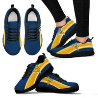 Load image into Gallery viewer, Designs by MyUtopia Shout Out:West Virginia Fan Mesh Running Shoe
