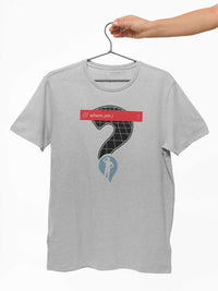 Load image into Gallery viewer, Designs by MyUtopia Shout Out:What3Words App Where Am I Cotton Unisex T-Shirt,Sport Grey / S,Adult Unisex T-Shirt
