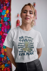 Load image into Gallery viewer, Designs by MyUtopia Shout Out:When It&#39;s Not an Evil Plan Adult Unisex T-Shirt
