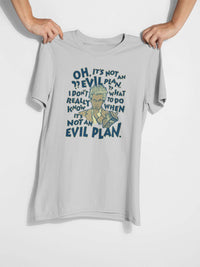 Load image into Gallery viewer, Designs by MyUtopia Shout Out:When It&#39;s Not an Evil Plan Adult Unisex T-Shirt
