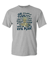 Load image into Gallery viewer, Designs by MyUtopia Shout Out:When It&#39;s Not an Evil Plan Adult Unisex T-Shirt,Athletic Heather / S,Adult Unisex T-Shirt
