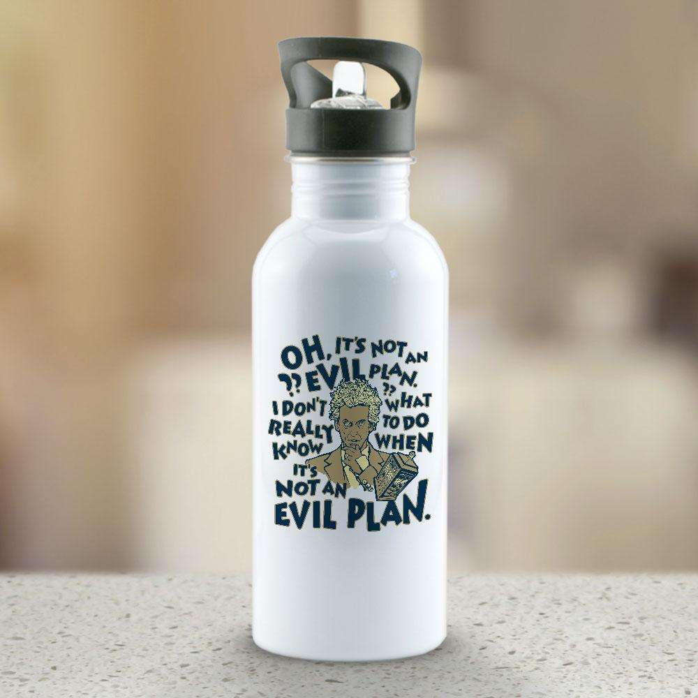 Designs by MyUtopia Shout Out:When It's Not an Evil Plan Stainless Steel Water Bottle