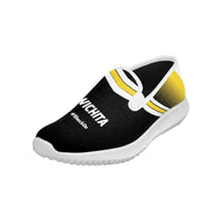 Load image into Gallery viewer, Designs by MyUtopia Shout Out:Wichita Fan #ShockOn Mens Slip-on Canvas Sneakers
