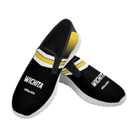 Load image into Gallery viewer, Designs by MyUtopia Shout Out:Wichita Fan #ShockOn Mens Slip-on Canvas Sneakers

