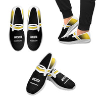 Load image into Gallery viewer, Designs by MyUtopia Shout Out:Wichita Fan #WeWillShockYou  Mens Slip-on Canvas Sneakers
