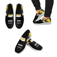 Load image into Gallery viewer, Designs by MyUtopia Shout Out:Wichita Fan #WeWillShockYou  Mens Slip-on Canvas Sneakers
