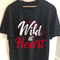Load image into Gallery viewer, Designs by MyUtopia Shout Out:Wild at Heart Valentines Day Humor Adult Unisex T-Shirt
