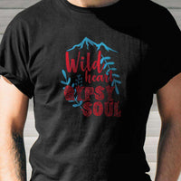 Load image into Gallery viewer, Designs by MyUtopia Shout Out:Wild Heart Gypsy Soul Adult Unisex T-Shirt

