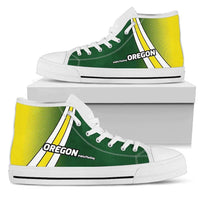 Load image into Gallery viewer, Designs by MyUtopia Shout Out:#WinTheDay Oregon Canvas High Top Shoes
