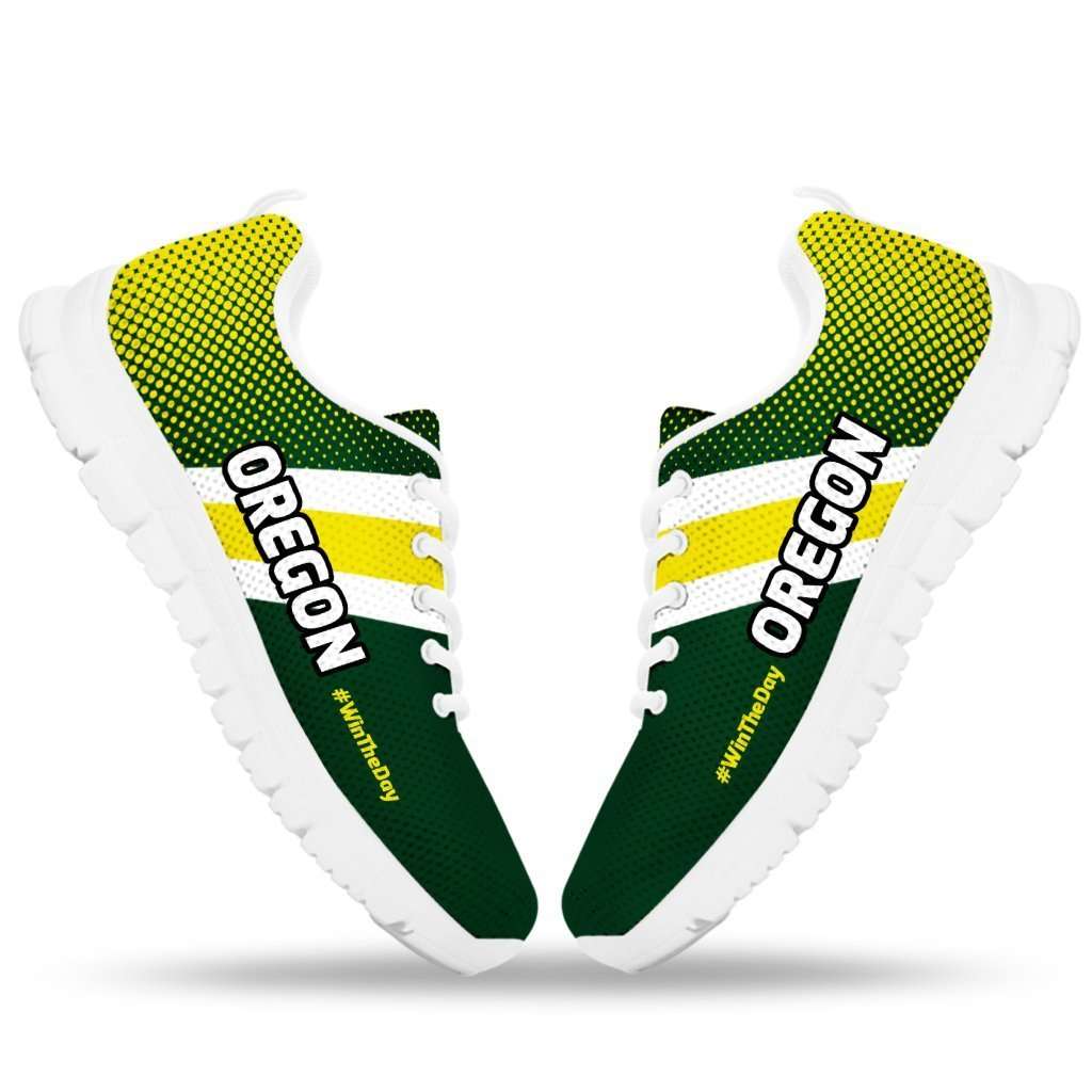 Designs by MyUtopia Shout Out:#WinTheDay Oregon Fan Running Shoes