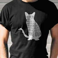 Load image into Gallery viewer, Designs by MyUtopia Shout Out:Women and Cats Adult Unisex T-Shirt
