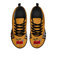 Load image into Gallery viewer, Designs by MyUtopia Shout Out:World&#39;s Best Builder Dad Mens Running Shoes,Men&#39;s / Mens US5 (EU38) / Brown,Running Shoes
