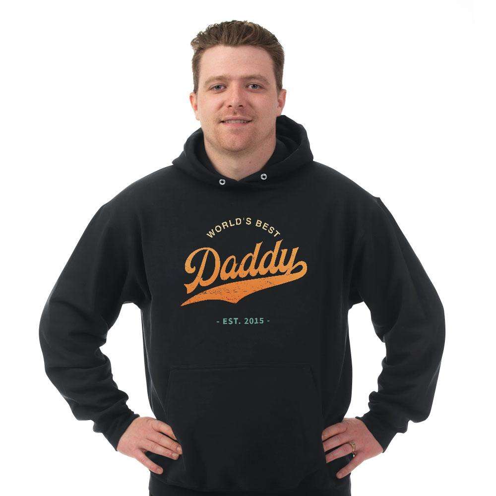 Designs by MyUtopia Shout Out:World's Best Daddy Personalized Adult Hoodie